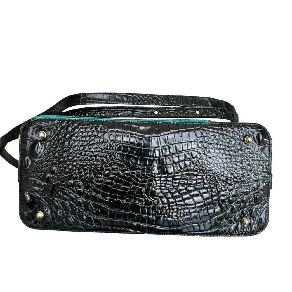 🆕 Brahmin Duxbury Satchel Turquoise Belem Shoulder Bag